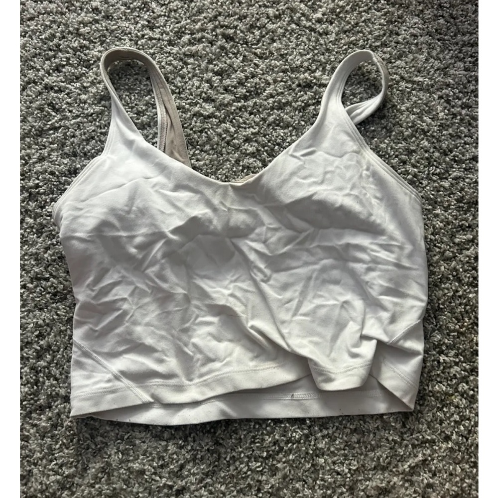 White lululemon align tank